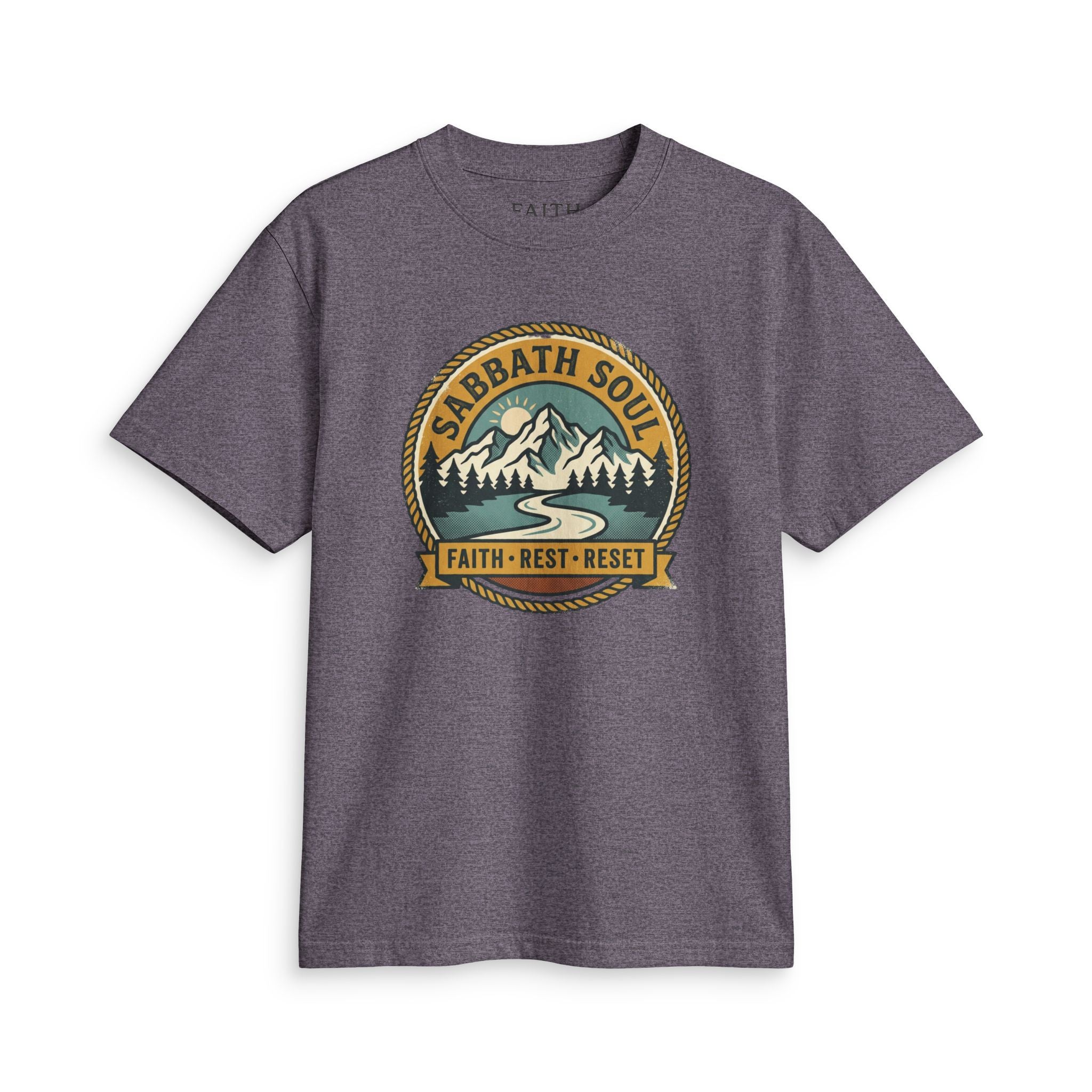 Sabbath Soul T‑Shirt — Faith • Rest • Reset Outdoor Graphic Tee