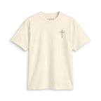 Faith Cross T-Shirt — Small Chest Cross Graphic Tee