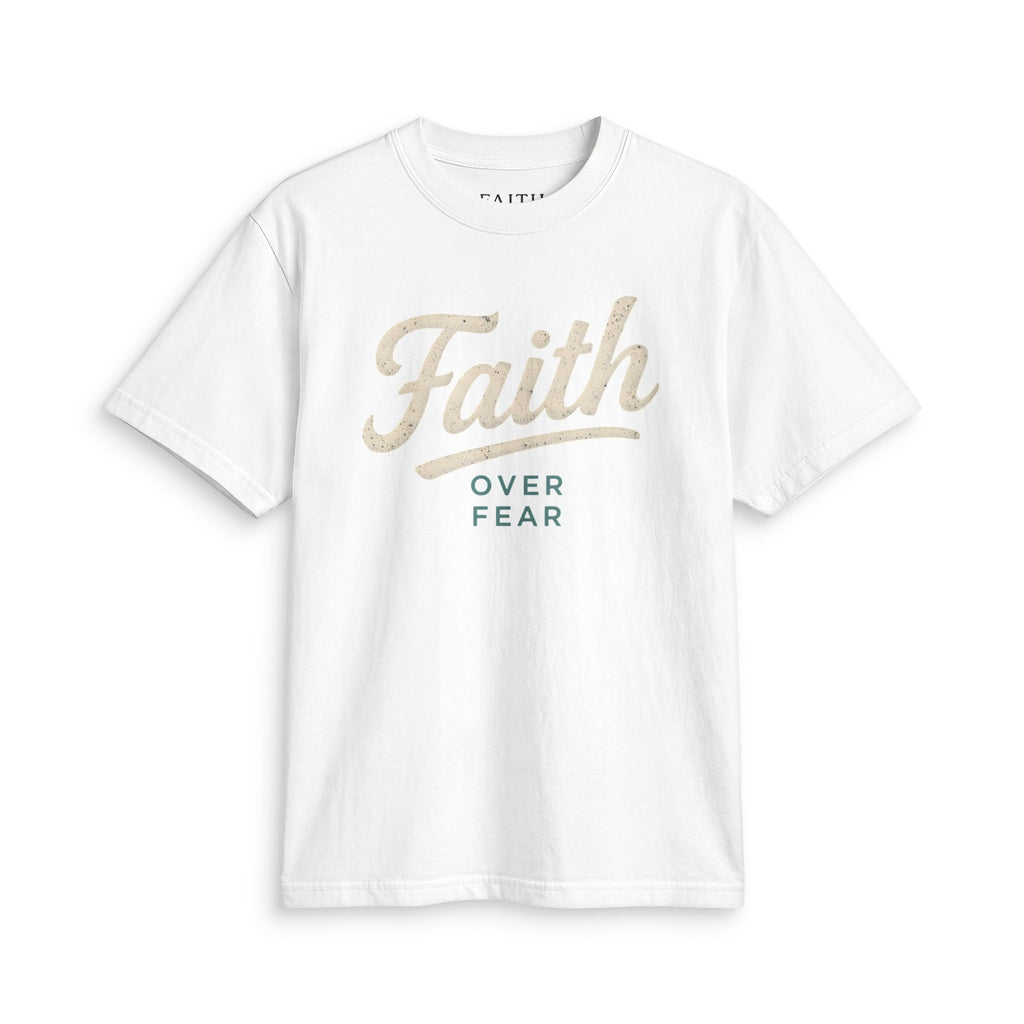 Faith Over Fear T-Shirt — Inspirational Christian Tee
