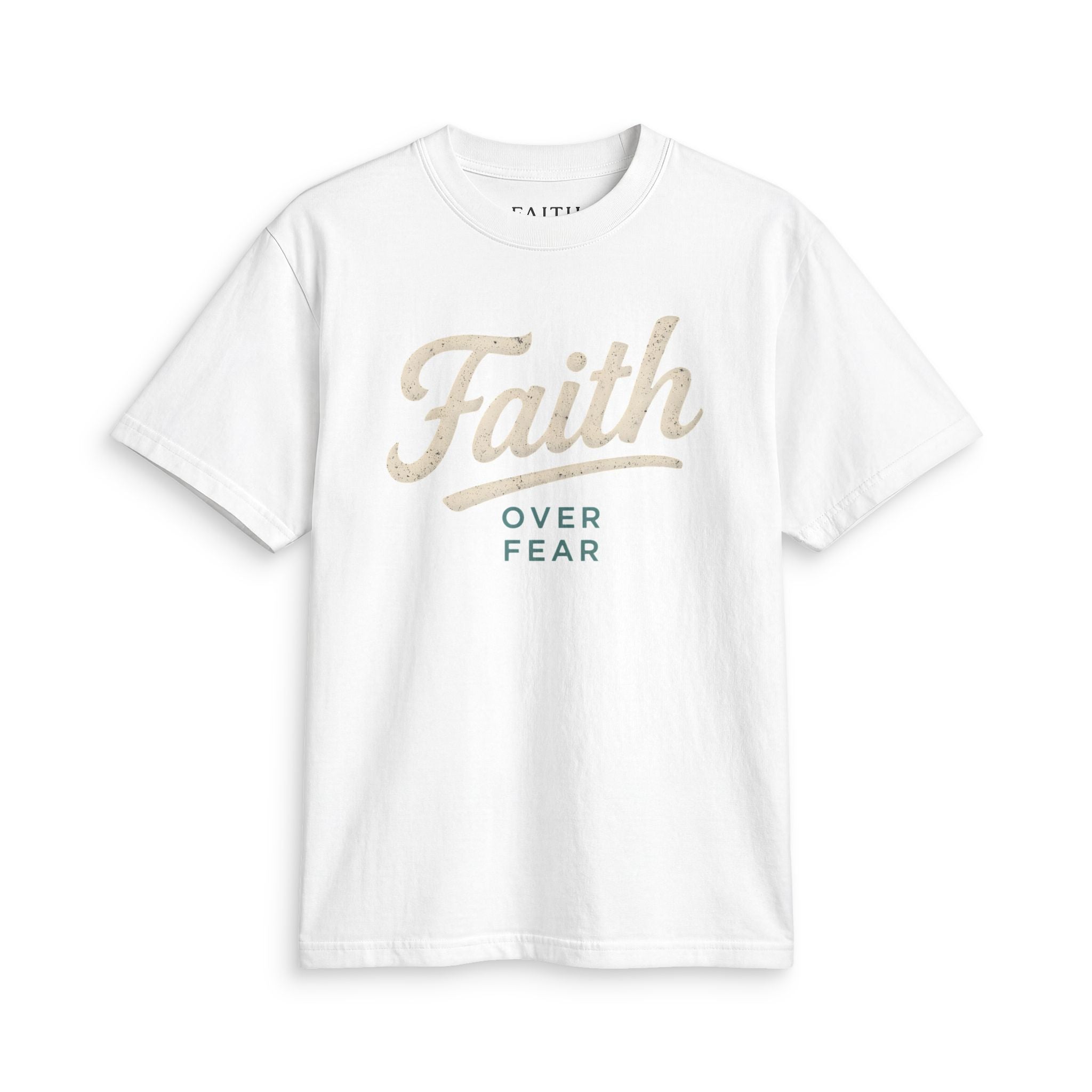 Faith Over Fear T-Shirt — Inspirational Christian Tee