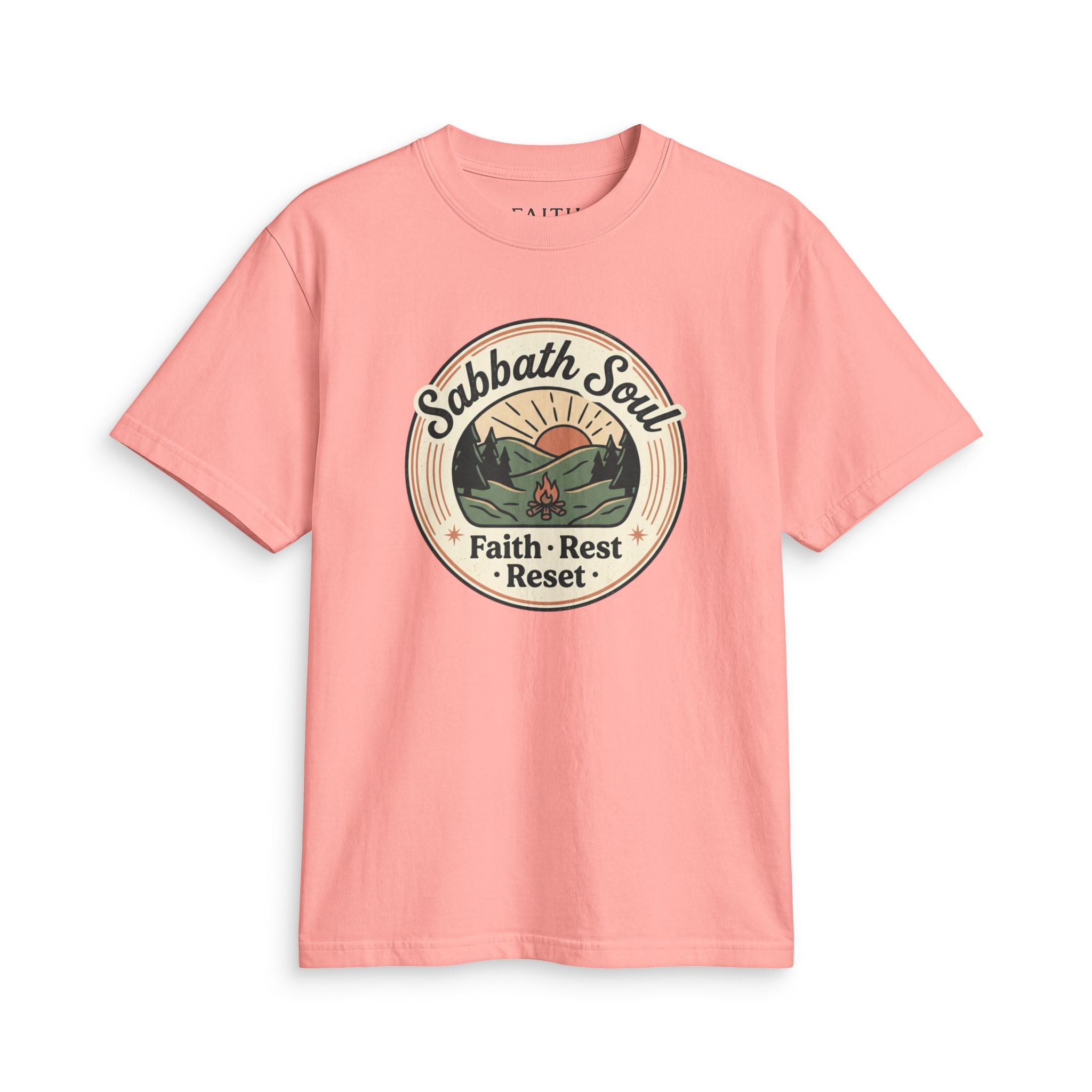 Sabbath Soul T-Shirt — Faith • Rest • Reset Vintage Graphic Tee