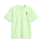 Christian Cross Chest T-Shirt — Minimal Faith Graphic Tee