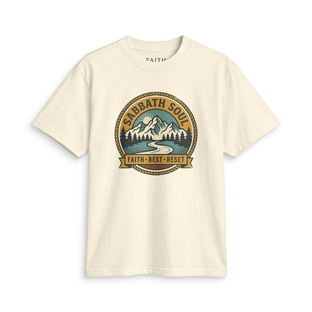 Sabbath Soul T‑Shirt — Faith • Rest • Reset Outdoor Graphic Tee