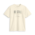 Be Still T-Shirt — Minimal Faith Graphic Tee for Quiet Reflection