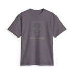 Faith Cross T-Shirt — "Trust More" Inspirational Christian Tee