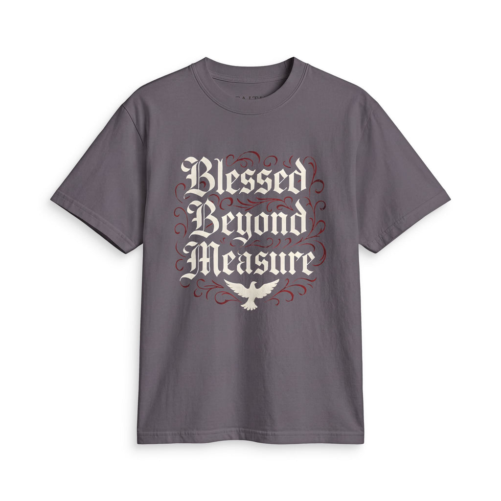 Blessed Beyond Measure T-Shirt — Inspirational Christian Tee with Dove