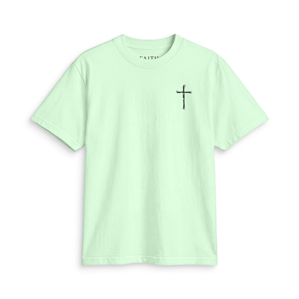 Cross Chest T‑Shirt — Minimal Christian Tee