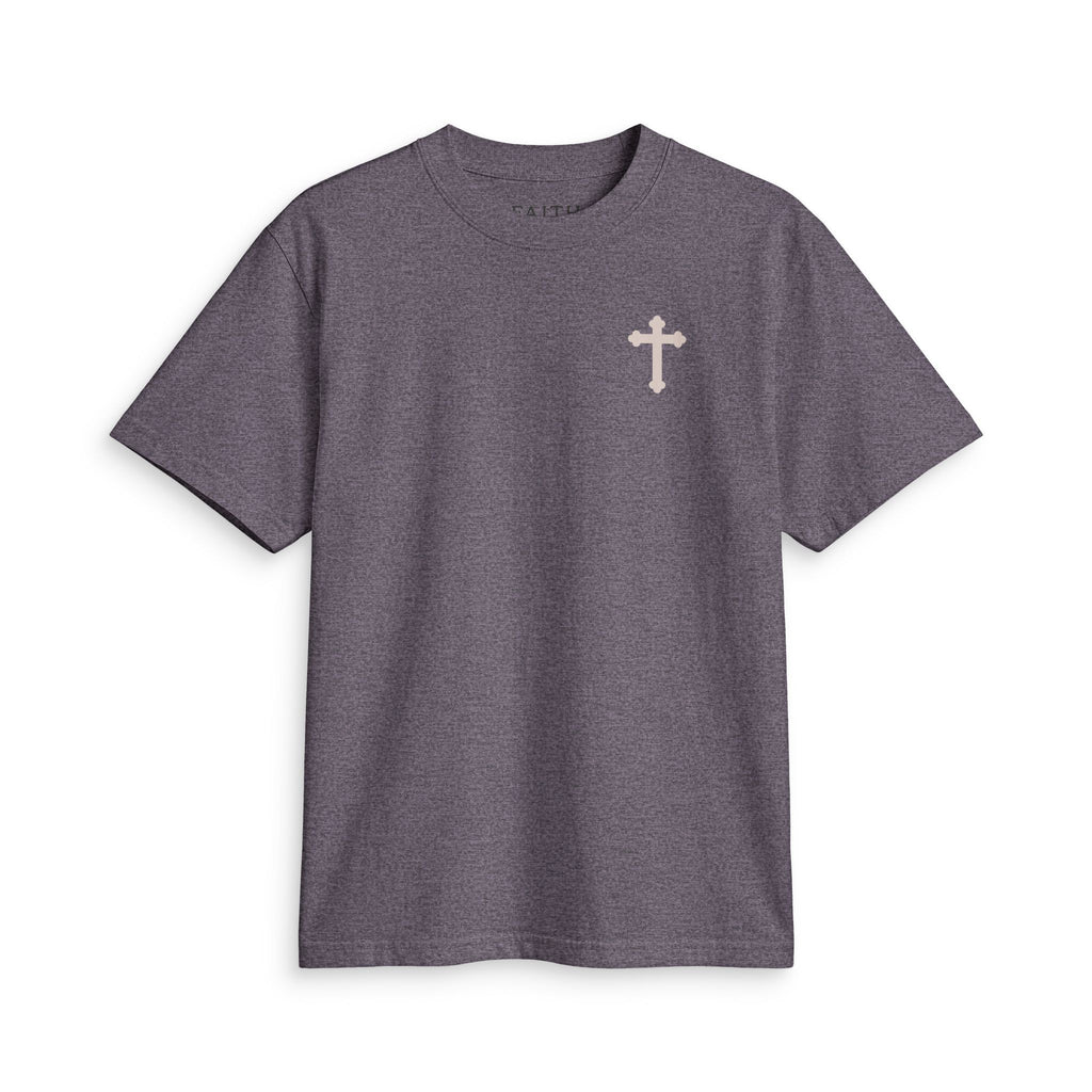 Faith Cross T‑Shirt — Small Chest Cross Christian Tee