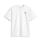 Cross Chest T‑Shirt — Minimal Christian Tee
