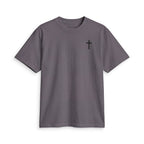T-Shirt — Minimal Cross Chest Tee | Christian Faith Shirt