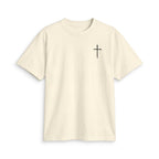 Minimal Cross T-Shirt — Small Chest Christian Tee