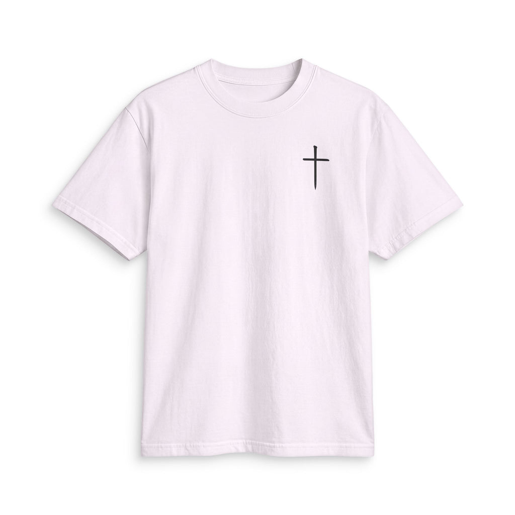 Minimal Cross T-Shirt — Small Chest Christian Tee