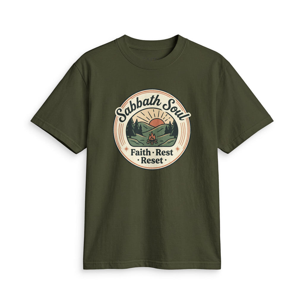 Sabbath Soul T-Shirt — Faith • Rest • Reset Vintage Graphic Tee