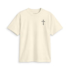 Christian Cross Chest T-Shirt — Minimal Faith Graphic Tee