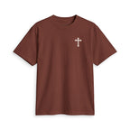 Faith Cross T‑Shirt — Small Chest Cross Christian Tee