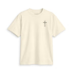 Cross Chest T‑Shirt — Minimal Christian Tee