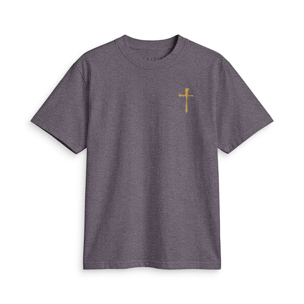 Minimal Gold Cross T‑Shirt