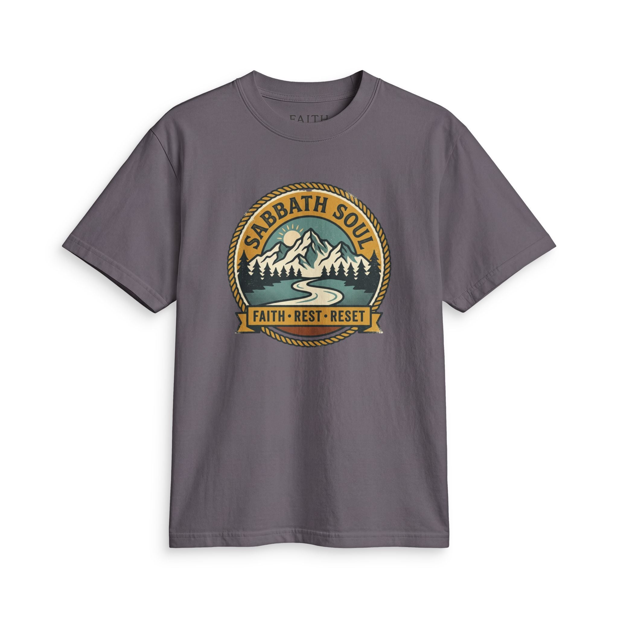 Sabbath Soul T‑Shirt — Faith • Rest • Reset Outdoor Graphic Tee