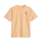 Christian Cross Chest T-Shirt — Minimal Faith Graphic Tee