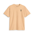 T-Shirt — Minimal Cross Chest Tee | Christian Faith Shirt