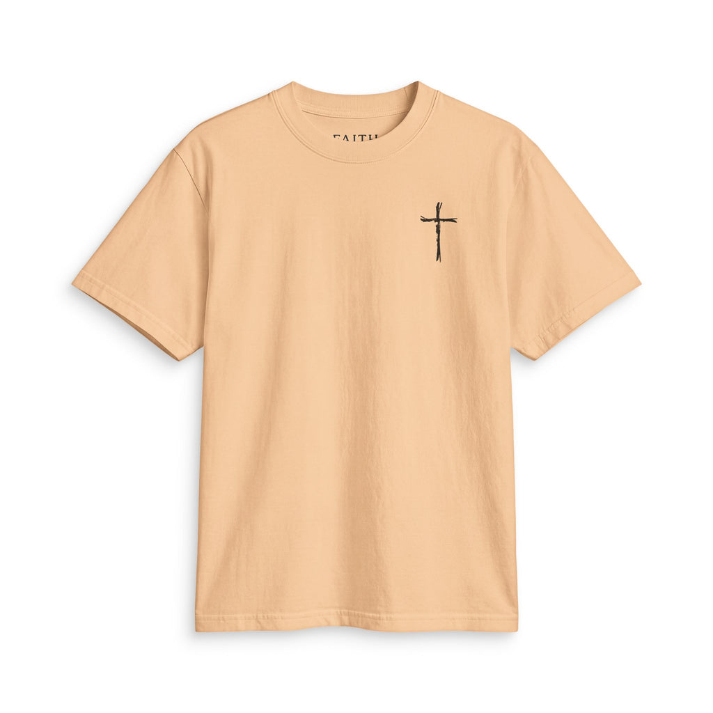 Cross Chest T‑Shirt — Minimal Christian Tee
