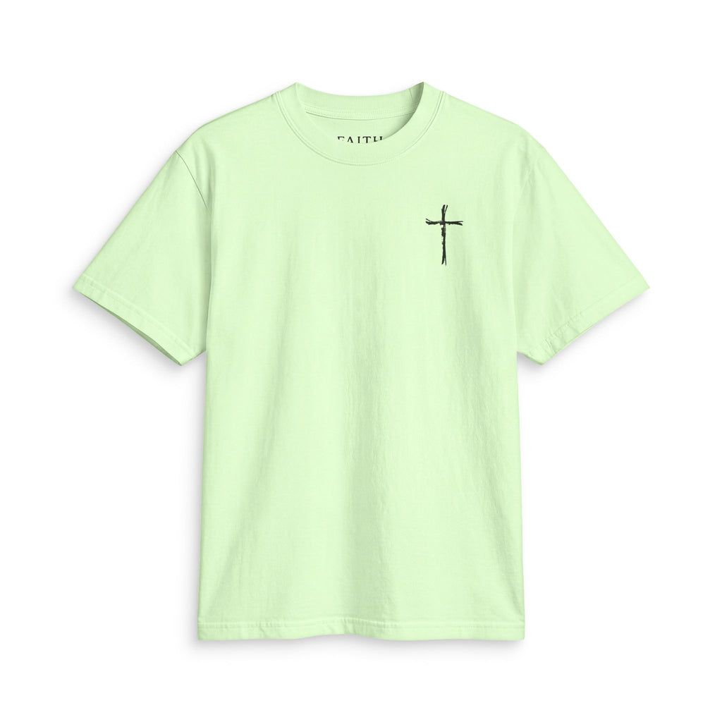 Cross Chest T‑Shirt — Minimal Christian Tee