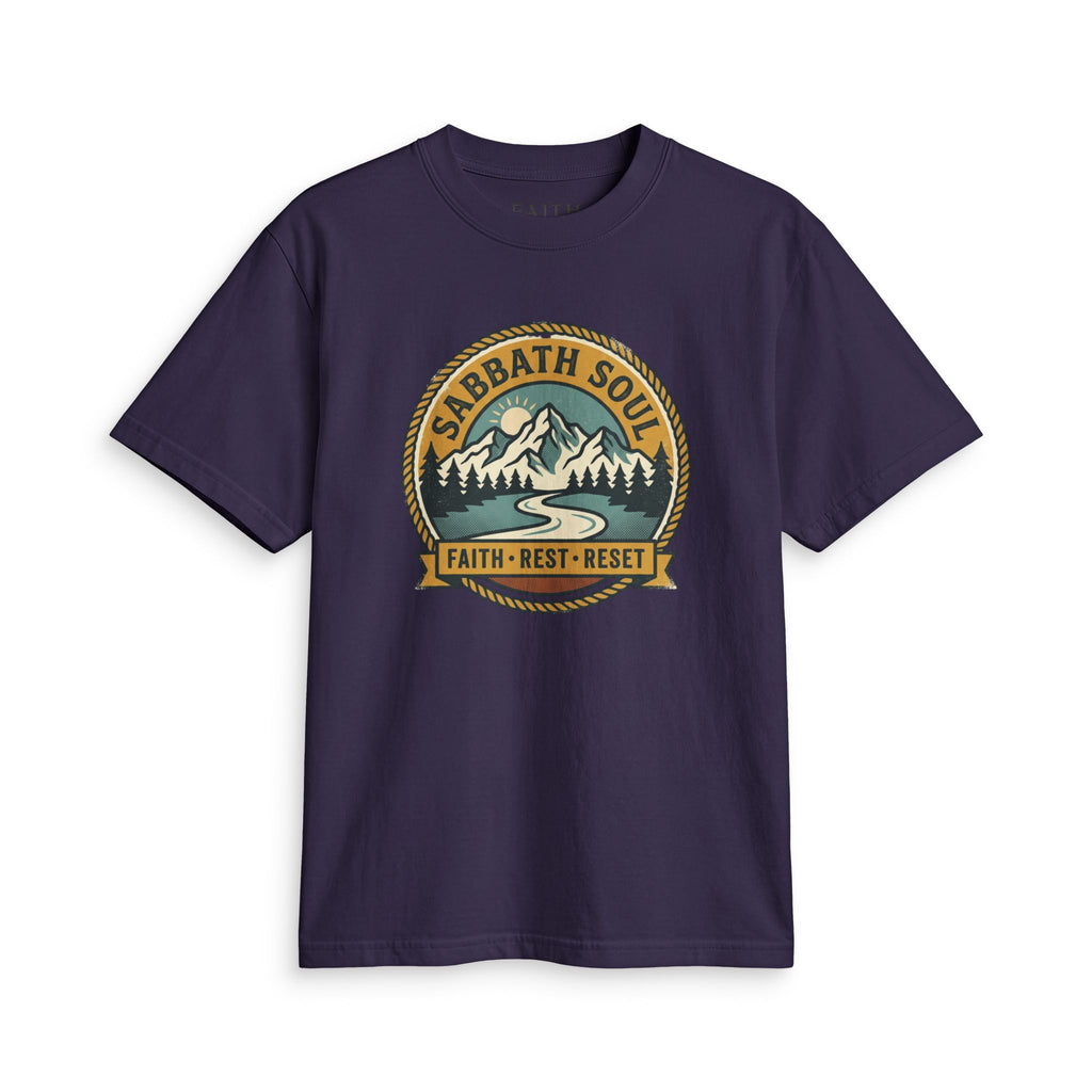 Sabbath Soul T‑Shirt — Faith • Rest • Reset Outdoor Graphic Tee