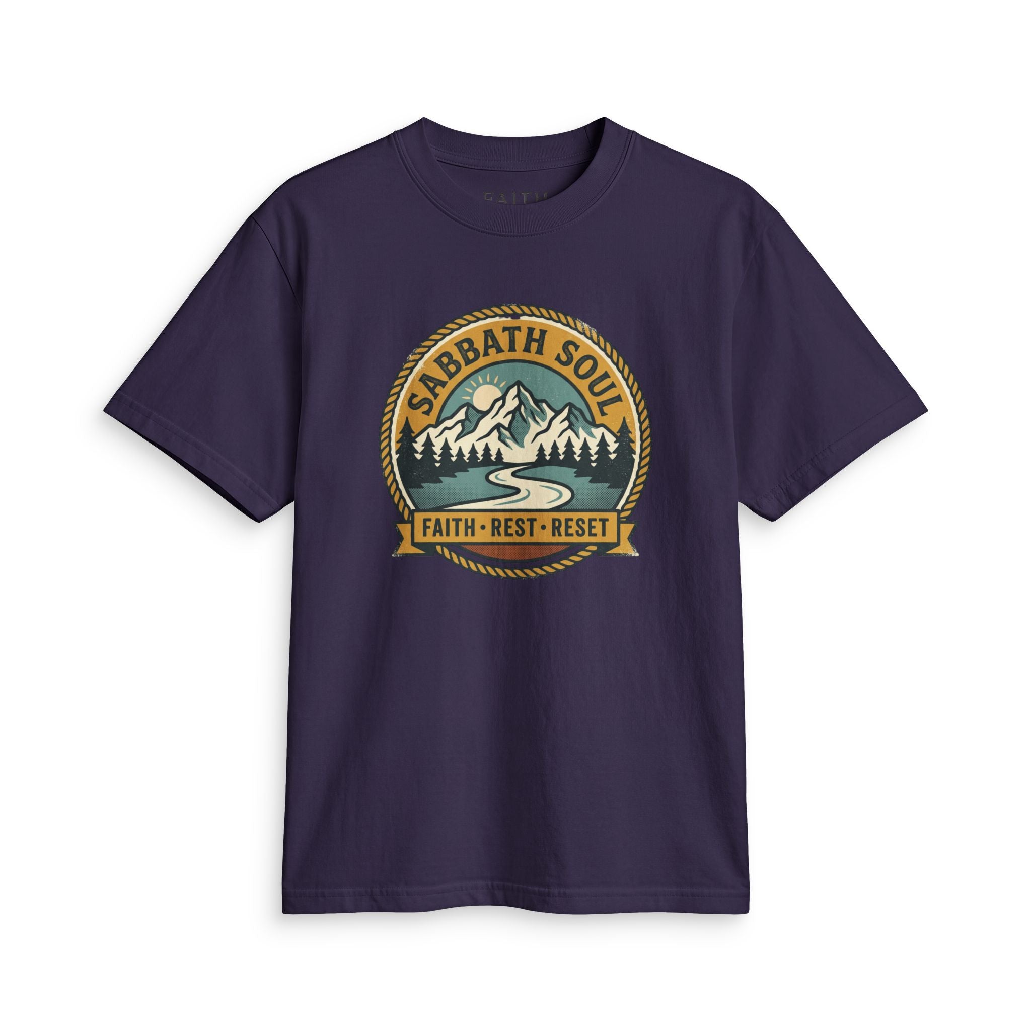 Sabbath Soul T‑Shirt — Faith • Rest • Reset Outdoor Graphic Tee