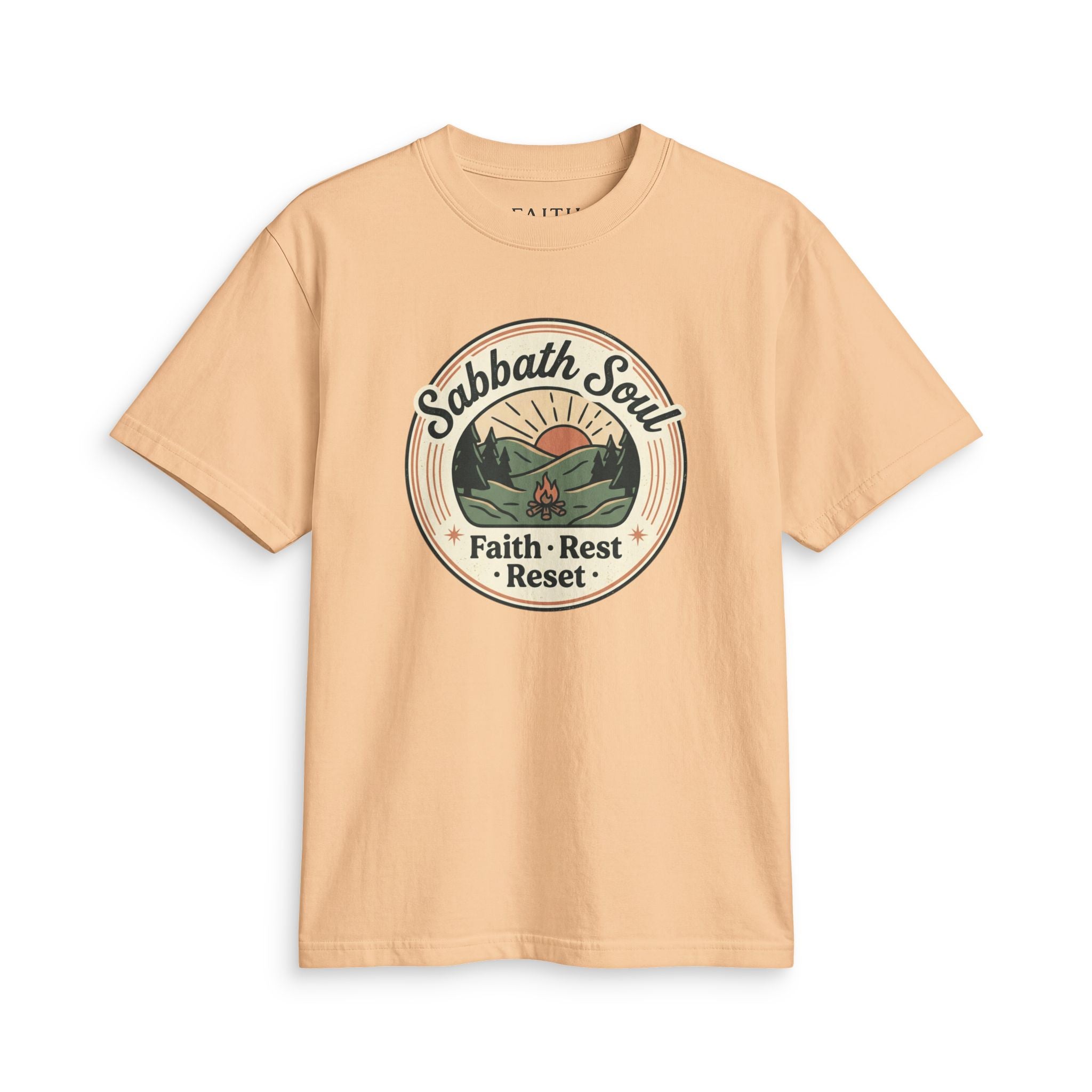 Sabbath Soul T-Shirt — Faith • Rest • Reset Vintage Graphic Tee