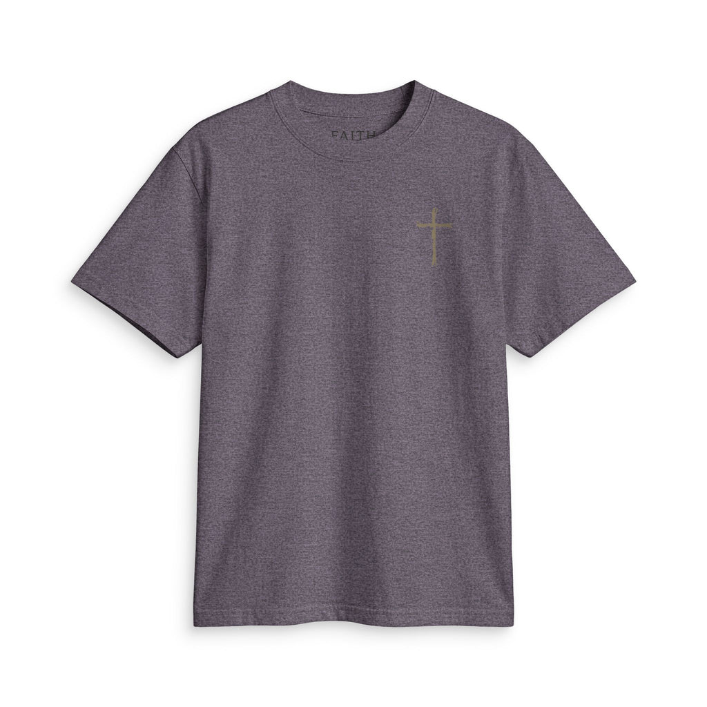 Faith Cross T-Shirt — Small Chest Cross Graphic Tee