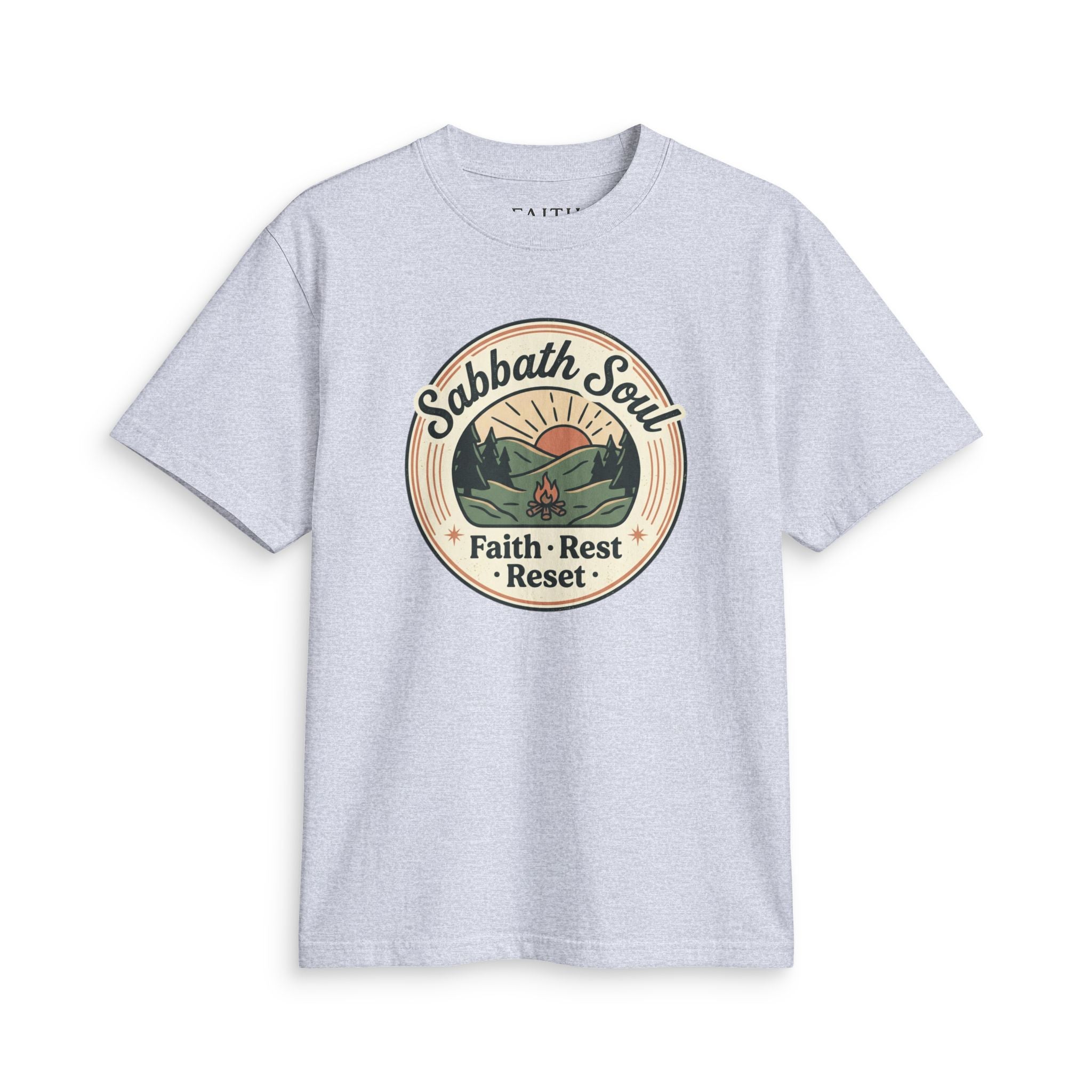 Sabbath Soul T-Shirt — Faith • Rest • Reset Vintage Graphic Tee