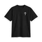 Faith Cross T‑Shirt — Small Chest Cross Christian Tee