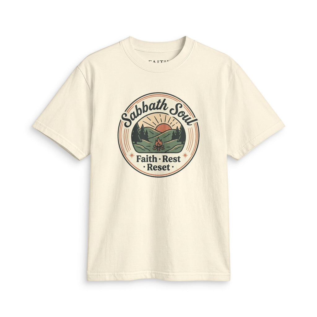 Sabbath Soul T-Shirt — Faith • Rest • Reset Vintage Graphic Tee
