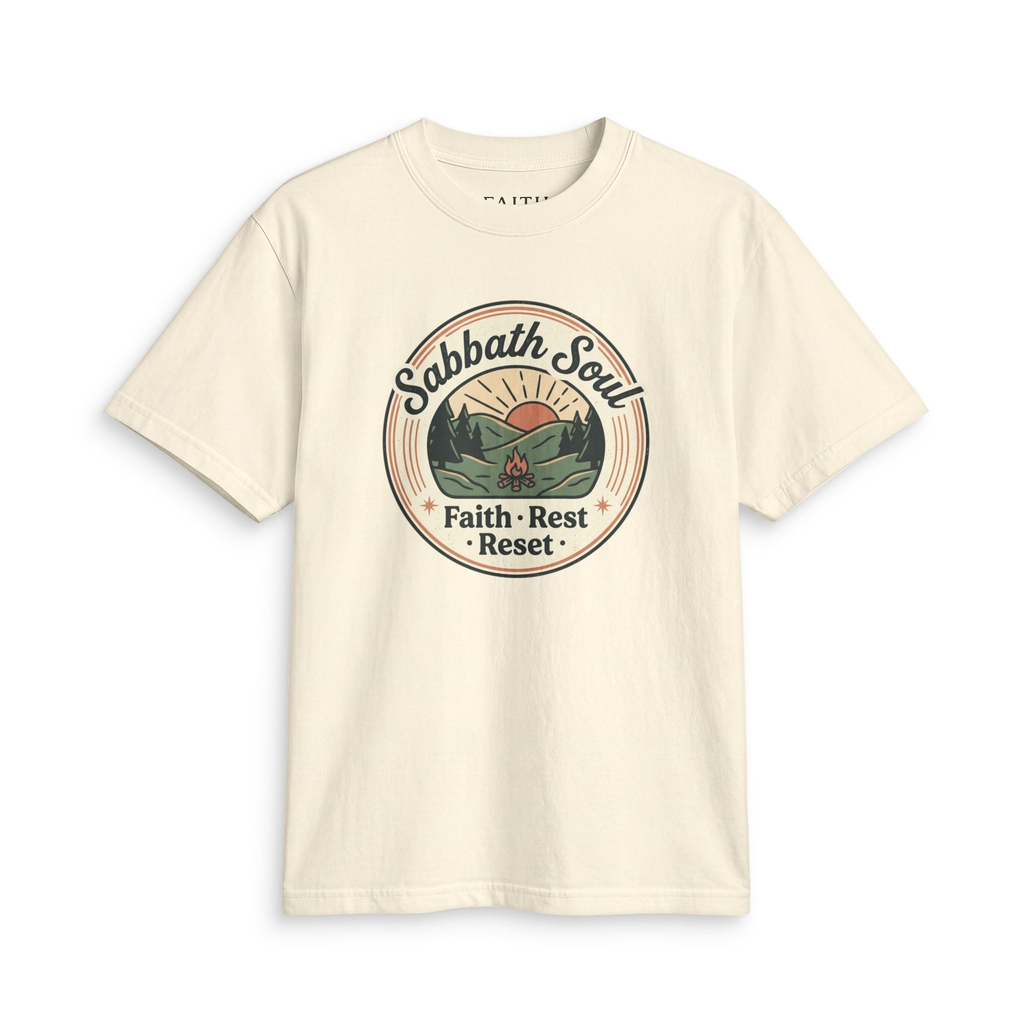 Sabbath Soul T-Shirt — Faith • Rest • Reset Vintage Graphic Tee