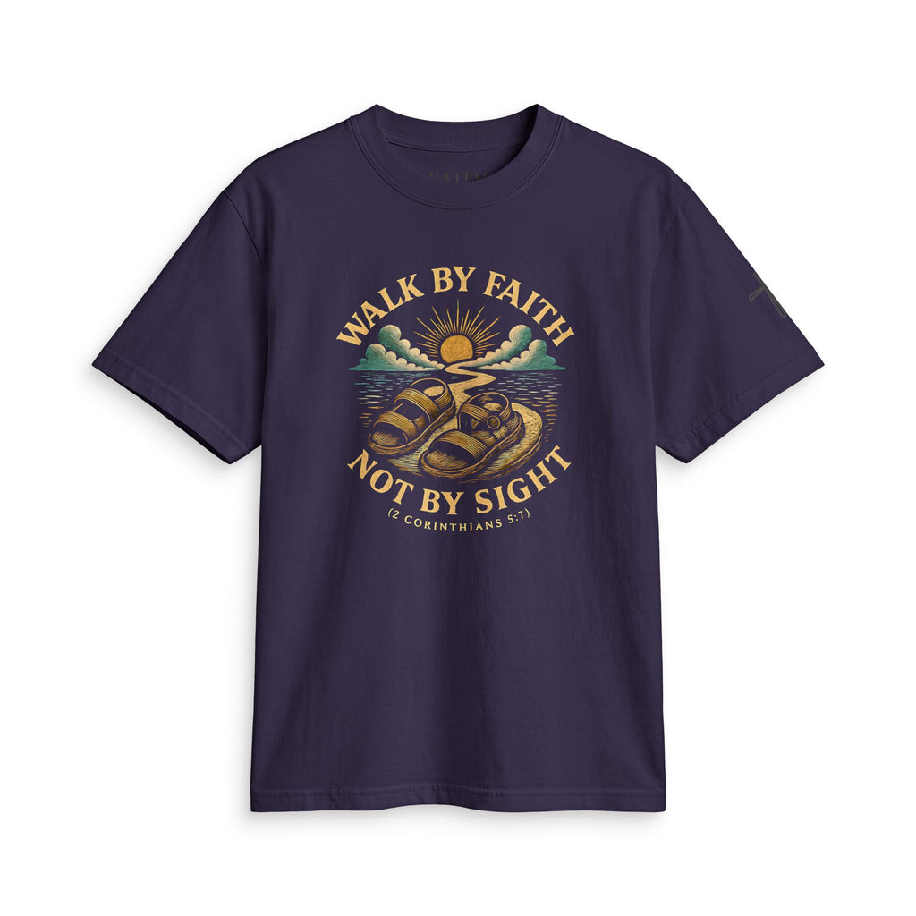Walk by Faith, Not by Sight T-Shirt — Christian Inspirational Tee