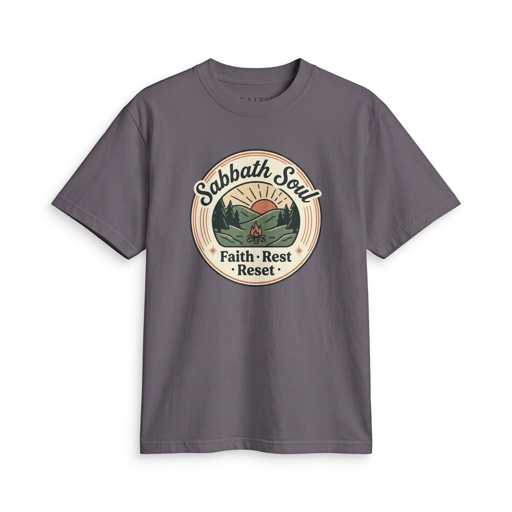 Sabbath Soul T-Shirt — Faith • Rest • Reset Vintage Graphic Tee