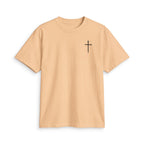 Minimal Cross T-Shirt — Small Chest Christian Tee