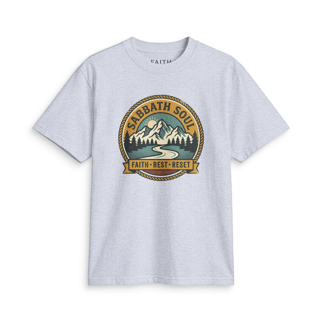 Sabbath Soul T‑Shirt — Faith • Rest • Reset Outdoor Graphic Tee