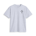 Cross Chest T-Shirt — Minimal Christian Faith Tee