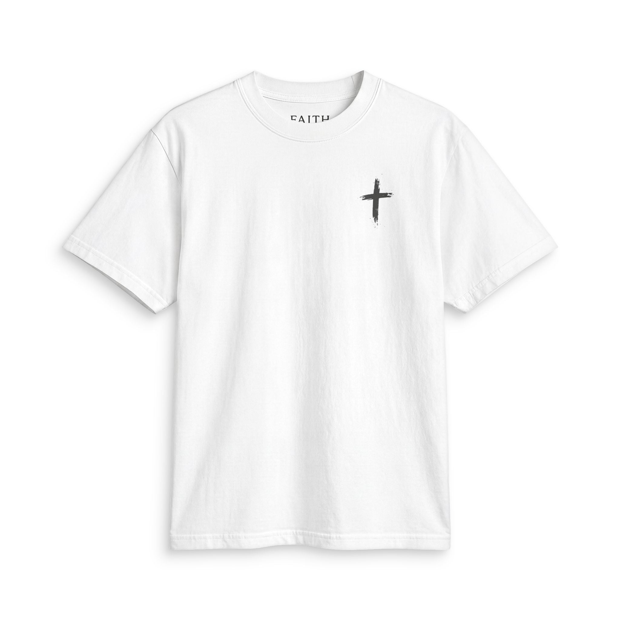 Christian Cross T-Shirt — Minimal Faith Graphic Tee