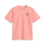 Cross Chest T-Shirt — Minimal Christian Faith Tee