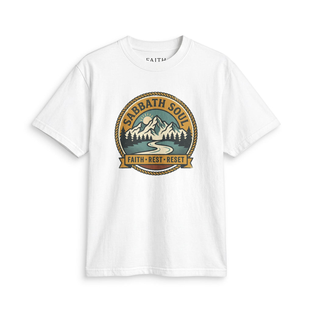 Sabbath Soul T‑Shirt — Faith • Rest • Reset Outdoor Graphic Tee