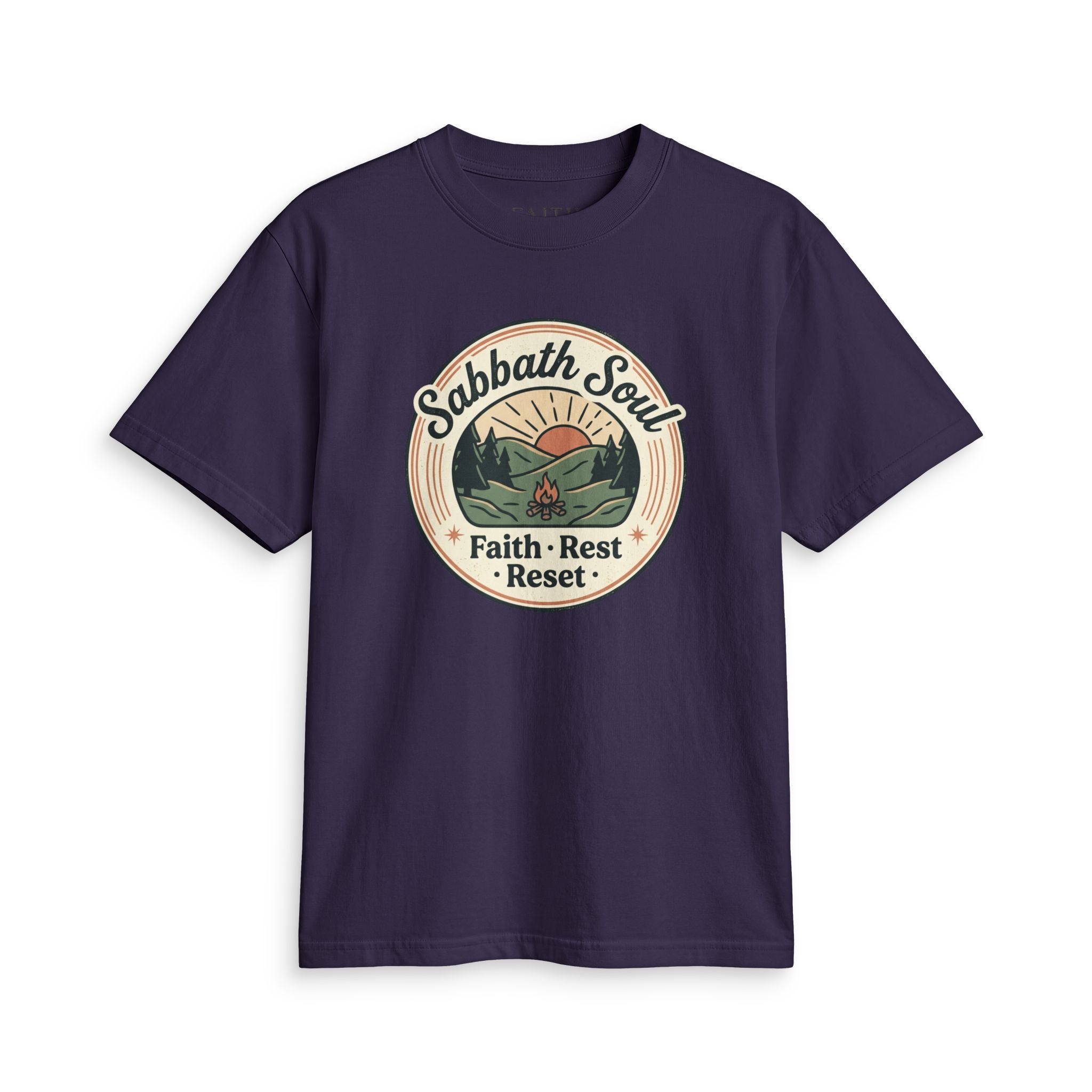 Sabbath Soul T-Shirt — Faith • Rest • Reset Vintage Graphic Tee