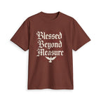 Blessed Beyond Measure T-Shirt — Inspirational Christian Tee with Dove
