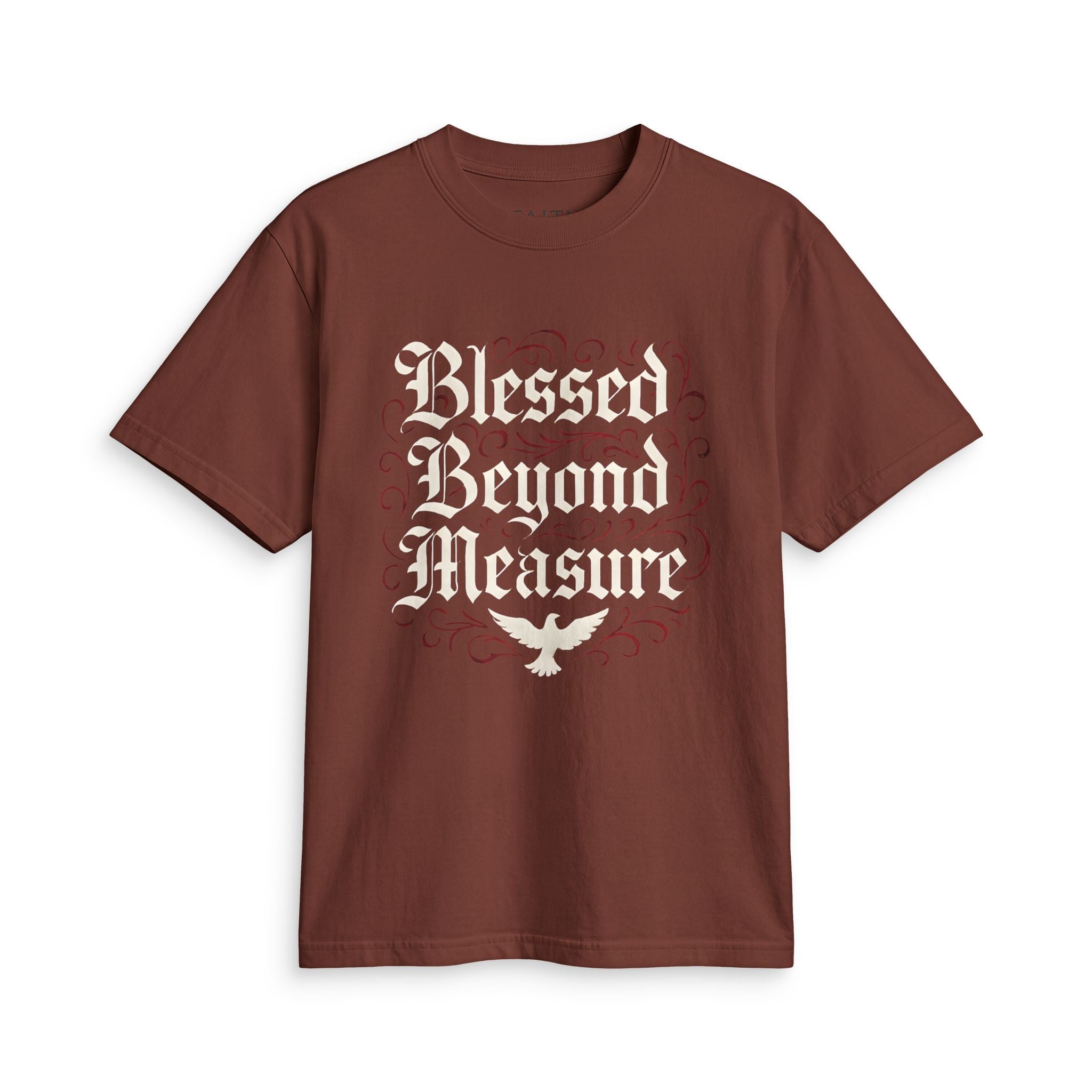 Blessed Beyond Measure T-Shirt — Inspirational Christian Tee with Dove